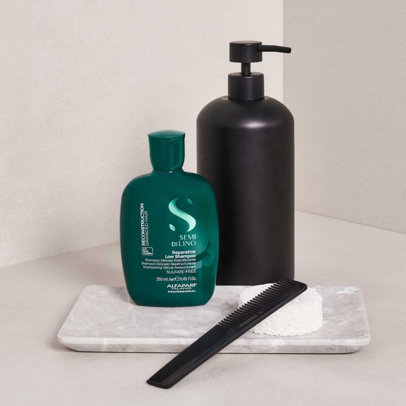 Alfaparf Milano Semi di Lino Reconstruction Reparative Low Shampoo 250ml – Σαμπουάν Αναδόμησης για Ταλαιπωρημένα Μαλλιά - Image 4