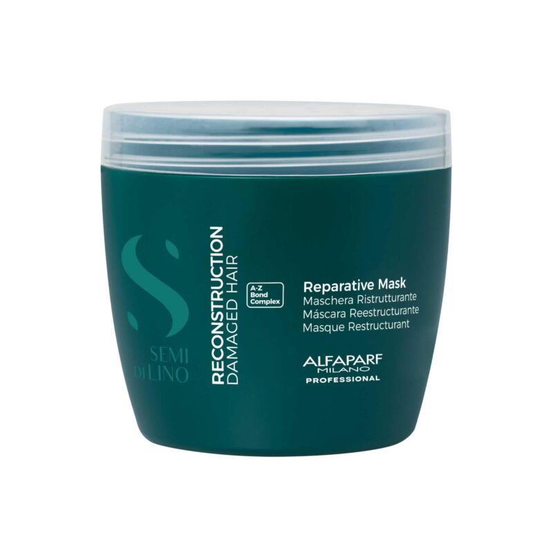 Alfaparf Milano Semi di Lino Reconstruction Reparative Mask 500ml – Μάσκα Αναδόμησης για Ταλαιπωρημένα Μαλλιά
