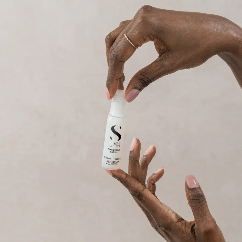 Alfaparf Semi di Lino Reconstruction Reparative Lotion 6x13ml – Θεραπευτική Λοσιόν Επανόρθωσης για Κατεστραμμένα Μαλλιά - Image 3