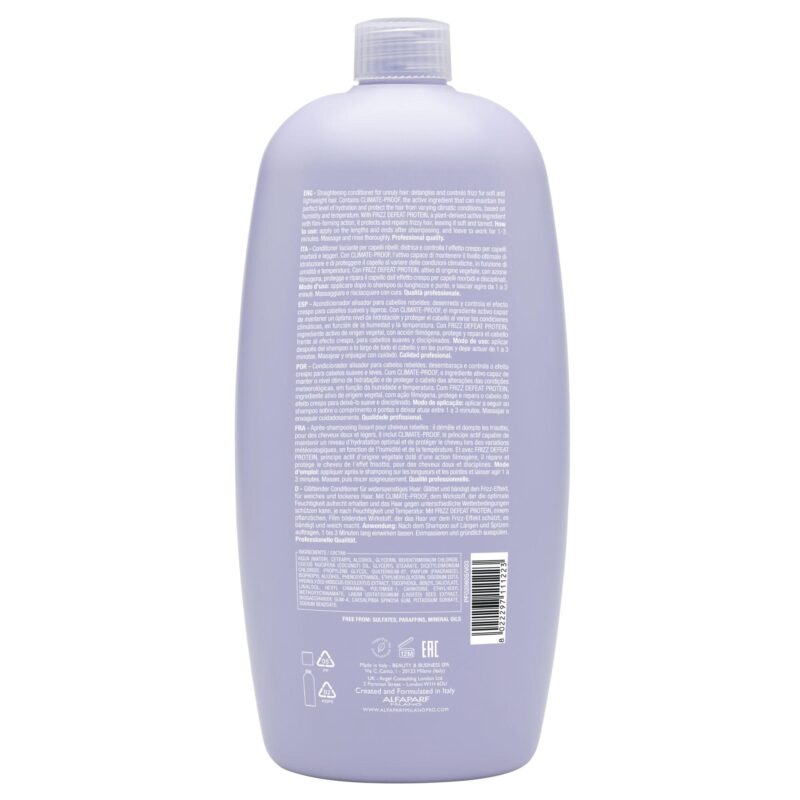 Alfaparf Milano Semi di Lino Smoothing Low Shampoo 1000ml – Σαμπουάν Λείανσης & Ελέγχου Φριζαρίσματος για Ατίθασα Μαλλιά - Image 2