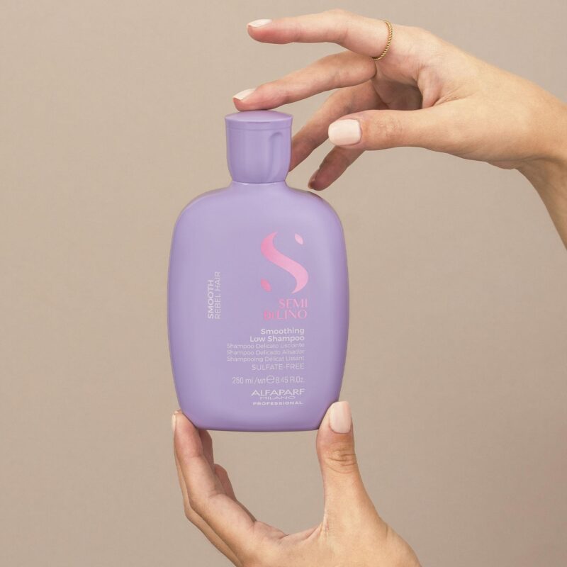 Alfaparf Milano Semi di Lino Smoothing Low Shampoo 250ml – Σαμπουάν Λείανσης & Ελέγχου Φριζαρίσματος για Ατίθασα Μαλλιά - Image 3