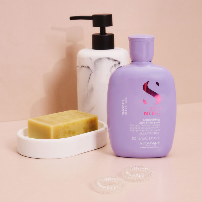 Alfaparf Milano Semi di Lino Smoothing Low Shampoo 250ml – Σαμπουάν Λείανσης & Ελέγχου Φριζαρίσματος για Ατίθασα Μαλλιά - Image 5