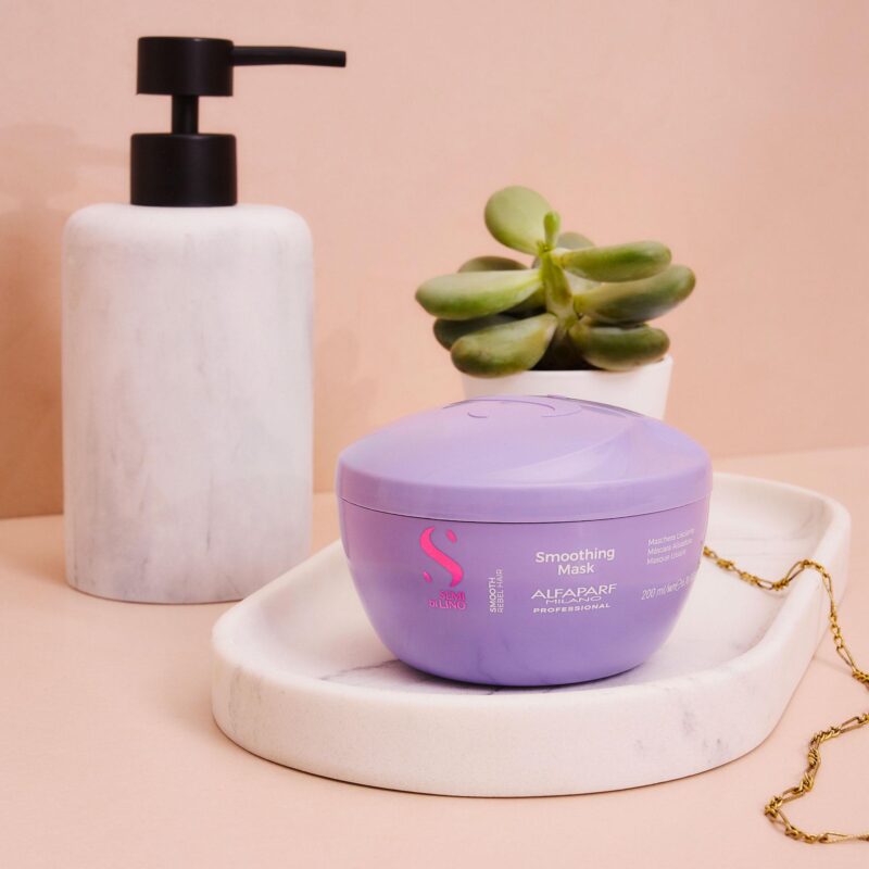 Alfaparf Milano Semi di Lino Smoothing Mask 200ml – Μάσκα Λείανσης & Ελέγχου του Φριζαρίσματος για Ατίθασα Μαλλιά - Image 5