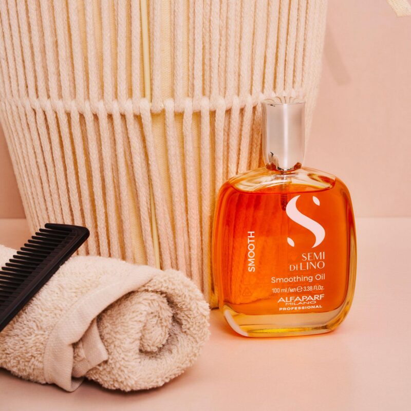 Alfaparf Milano Semi di Lino Smoothing Oil 100ml – Λειαντικό Έλαιο κατά του Φριζαρίσματος & για Απόλυτη Λάμψη - Image 4