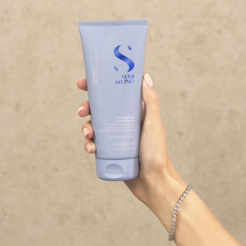 Alfaparf Milano Semi di Lino Density Thickening Conditioner 200ml – Conditioner Πύκνωσης για Λεπτά & Αδύναμα Μαλλιά - Image 3