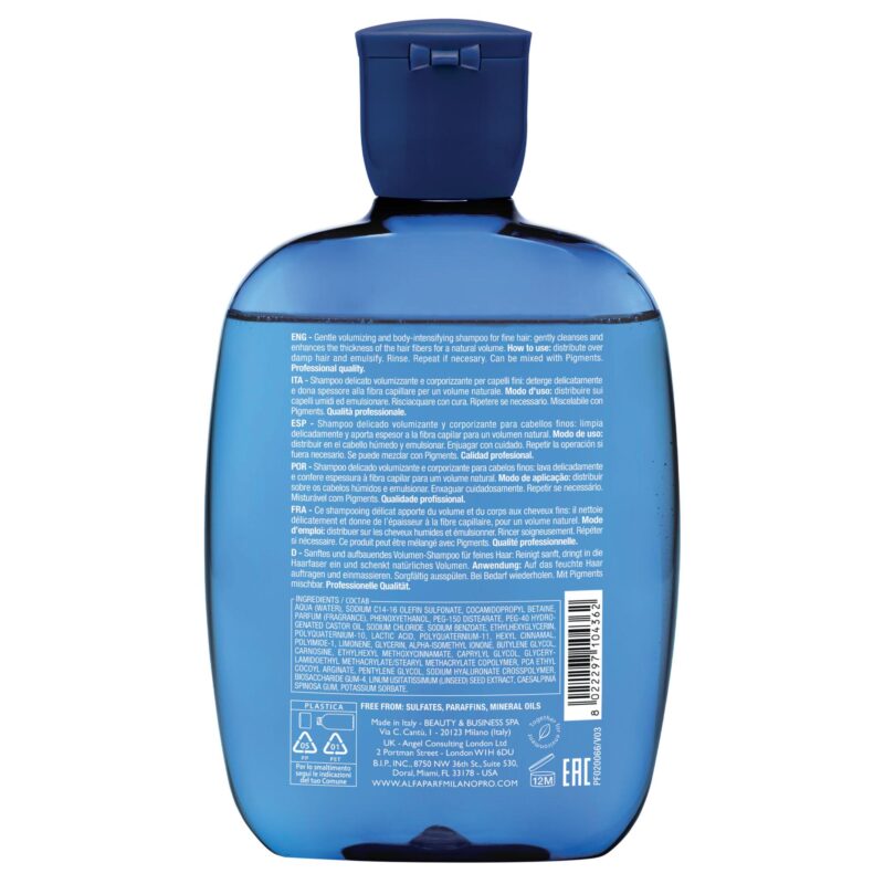Alfaparf Milano Semi di Lino Volumizing Low Shampoo 250ml – Σαμπουάν Όγκου για Λεπτά & Άτονα Μαλλιά - Image 2