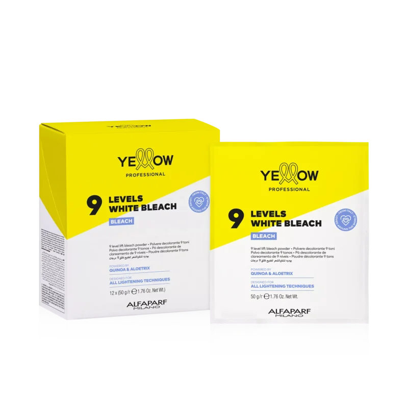 Alfaparf Bleach High Lift 9 Tones SACHET 50g 12pcs Yellow