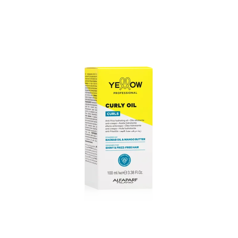 Yellow Professional Curls Curly Oil 100ml – Έλαιο Ενυδάτωσης & Λάμψης για Σγουρά Μαλλιά