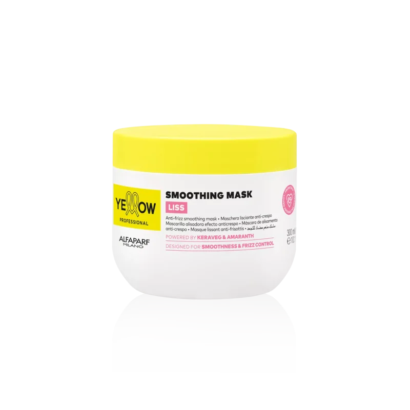 Yellow Professional Liss Smoothing Mask 300ml – Μάσκα Εξομάλυνσης & Αντιφριζ για Ατίθασα Μαλλιά