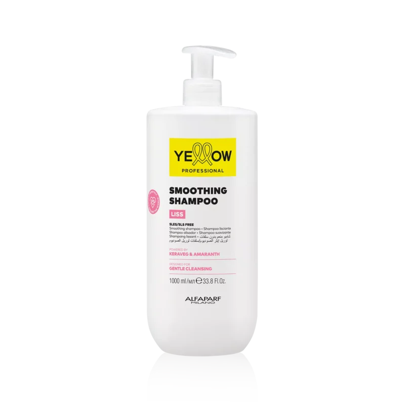 Yellow Professional Liss Smoothing Shampoo 1000ml – Σαμπουάν Λείανσης χωρίς SLES/SLS για Ατίθασα Μαλλιά