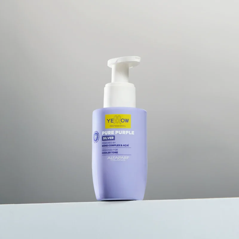 Alfaparf Yellow Professional Silver Pure Purple 100ml – Συμπυκνωμένος Ενισχυτής Ψυχρών Τόνων για Ξανθά & Γκρίζα Μαλλιά - Image 3