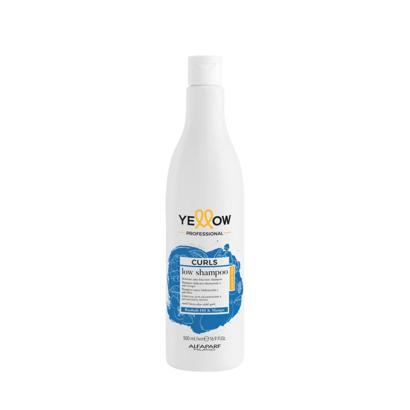 Alfaparf Yellow Professional Curl Low Shampoo 500ml – Ήπιο Σαμπουάν Καθαρισμού & Ενυδάτωσης για Σγουρά Μαλλιά