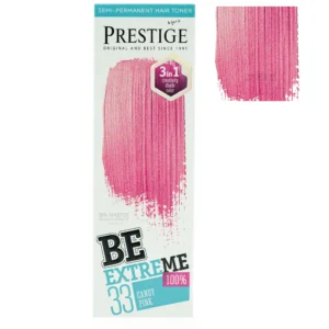 Vip's Prestige Be Extreme Semi-Permanent Hair Toner 100ml – Ημιμόνιμο Τόνερ Μαλλιών Χωρίς Αμμωνία για Έντονο Χρώμα & Λάμψη - Candy Pink
