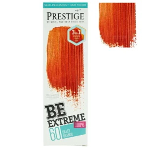 Vip's Prestige Be Extreme Semi-Permanent Hair Toner 100ml – Ημιμόνιμο Τόνερ Μαλλιών Χωρίς Αμμωνία για Έντονο Χρώμα & Λάμψη - Crazy Orange