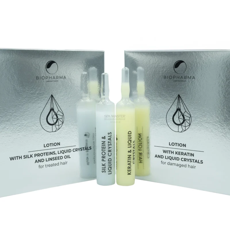 Biopharma Bio Oil Lotion with Keratin, Liquid Crystals and Panthenol 5x15ml | Αμπούλες Αναδόμησης για Ταλαιπωρημένα Μαλλιά - Image 4