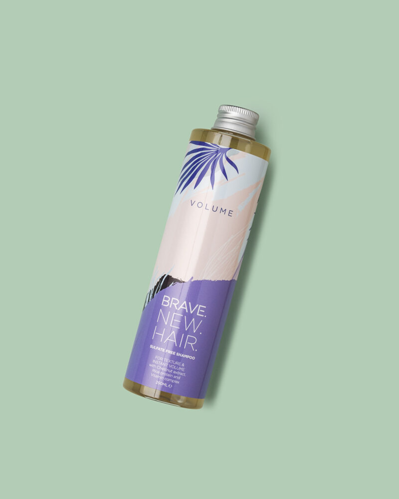 Brave New Hair Volume Shampoo 250ml – Σαμπουάν Όγκου με Πρωτεΐνες Ρυζιού & Εκχύλισμα Κάστανου - Image 3