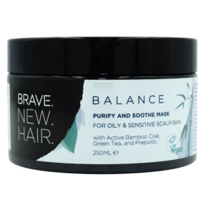 Brave New Hair Balance Purifying & Detoxifying Mask 250ml – Μάσκα Εξισορρόπησης & Αποτοξίνωσης με Ενεργό Άνθρακα