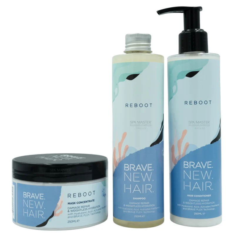 Brave New Hair Reboot Mask Concentrate 250ml – Συμπυκνωμένη Μάσκα Αναδόμησης & Ενυδάτωσης - Image 6