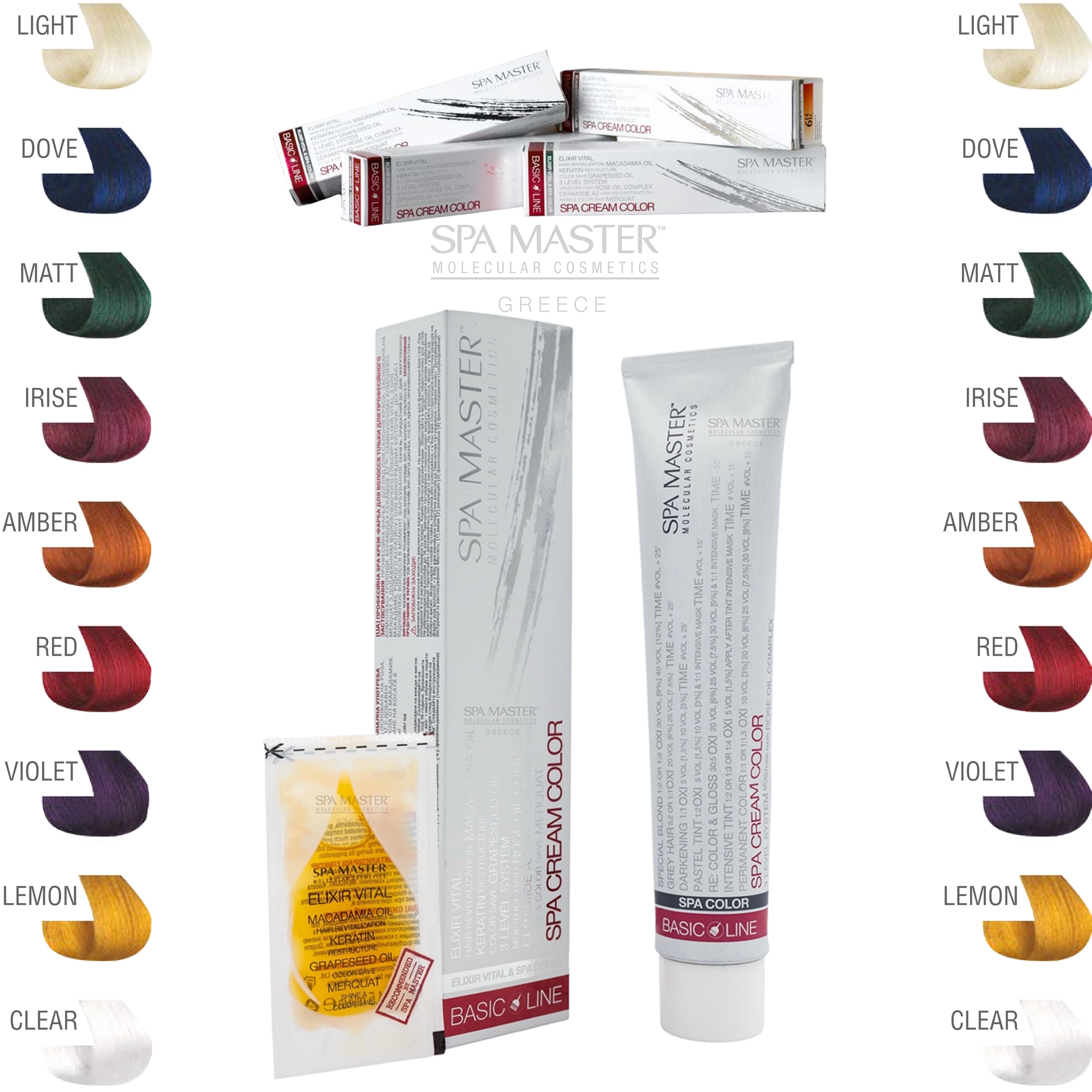 Spa Master Spa Cream Color Corectors 100ml – Διορθωτικά & Ενισχυτικά Βαφής Μαλλιών