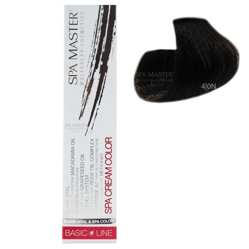 4/ON Brown hair SPA Cream Color Professional coloring for hair