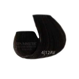 Spa Plex Color 4.12AV Cool Pearl Brown Ψυχρό Περλέ Καφέ 100ml – Επαγγελματική Βαφή Μαλλιών Spa Master Color με Vitaplex Elixir