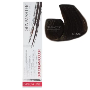 5/14AS Light cold chocolate brown hair SPA Cream Color Professional coloring for hair