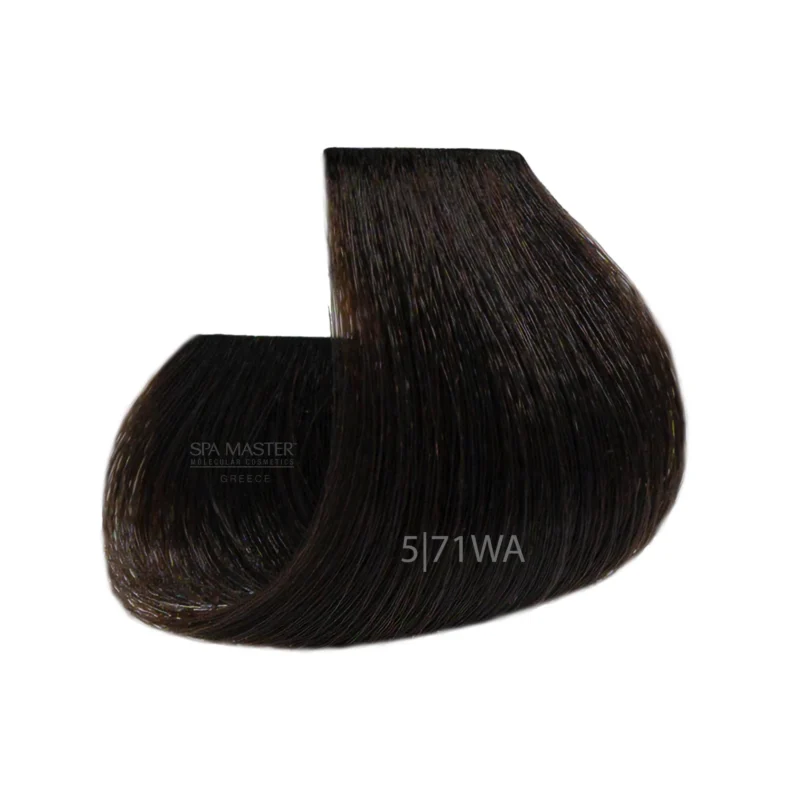 5/71WA Light cold brown brown hair SPA Cream Color Professional coloring for hair - Image 2