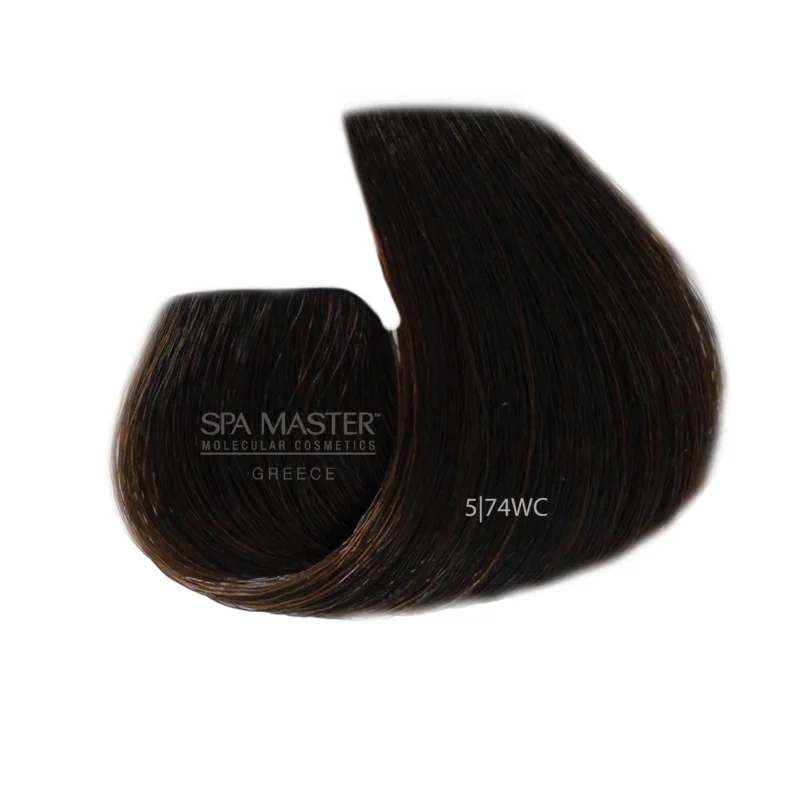 5/74WC Light chestnut brown hair SPA Cream Color Professional coloring for hair - Image 2