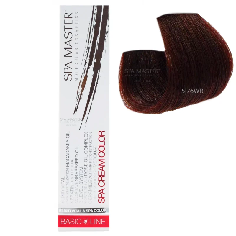 5/76WR Light palisander brown hair SPA Cream Color Professional coloring for hair