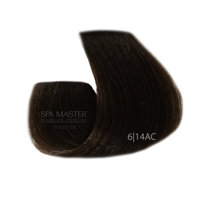 6/14АС Dark cold chocolate blonde SPA Cream Color Professional coloring for hair - Image 2