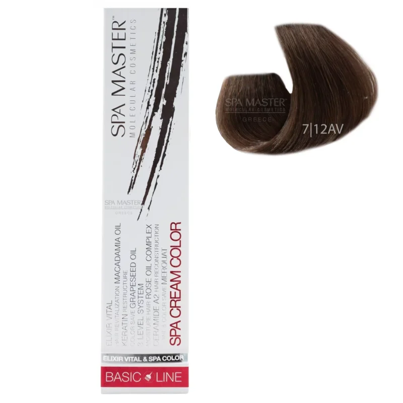 7/12AV Cold pearl blonde SPA Cream Color Professional coloring for hair