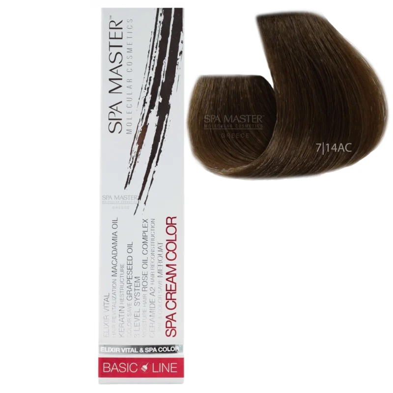 7/14АС Cold chocolate blonde SPA Cream Color Professional coloring for hair