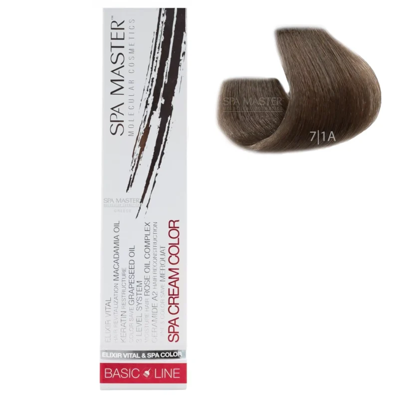 7/1A Ashen blonde SPA Cream Color Professional coloring for hair