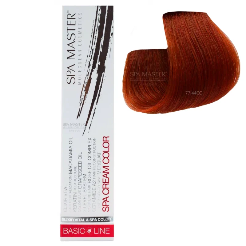 77/44CC Intense copper blonde SPA Cream Color Professional coloring for hair
