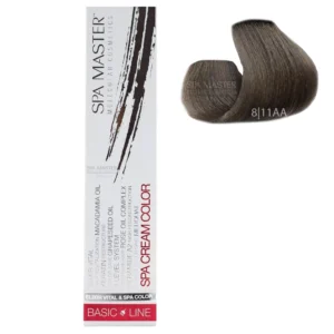 8/11AA Bright very ashen blonde SPA Cream Color Professional coloring for hair