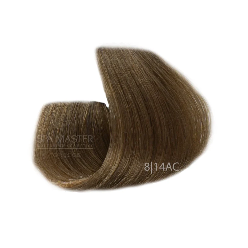 8/14AS Light cold chocolate blonde SPA Cream Color Professional coloring for hair - Image 2