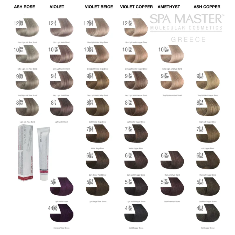 5/4C Light copper brown hair SPA Cream Color Professional coloring for hair - Image 6