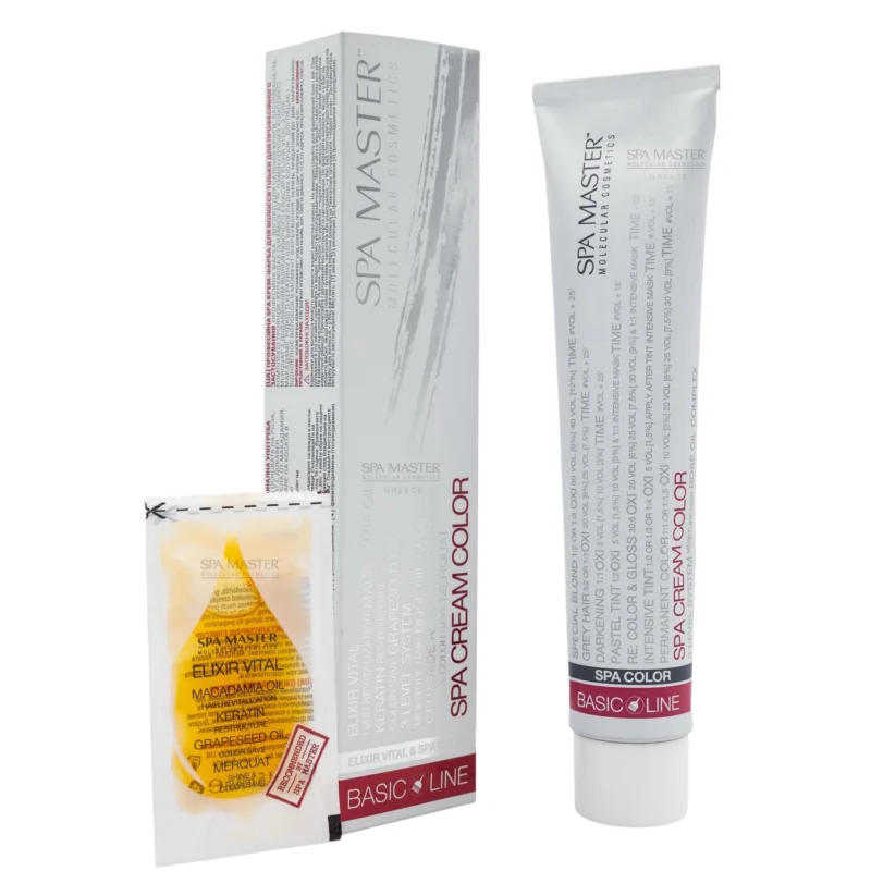 5/4C Light copper brown hair SPA Cream Color Professional coloring for hair - Image 3
