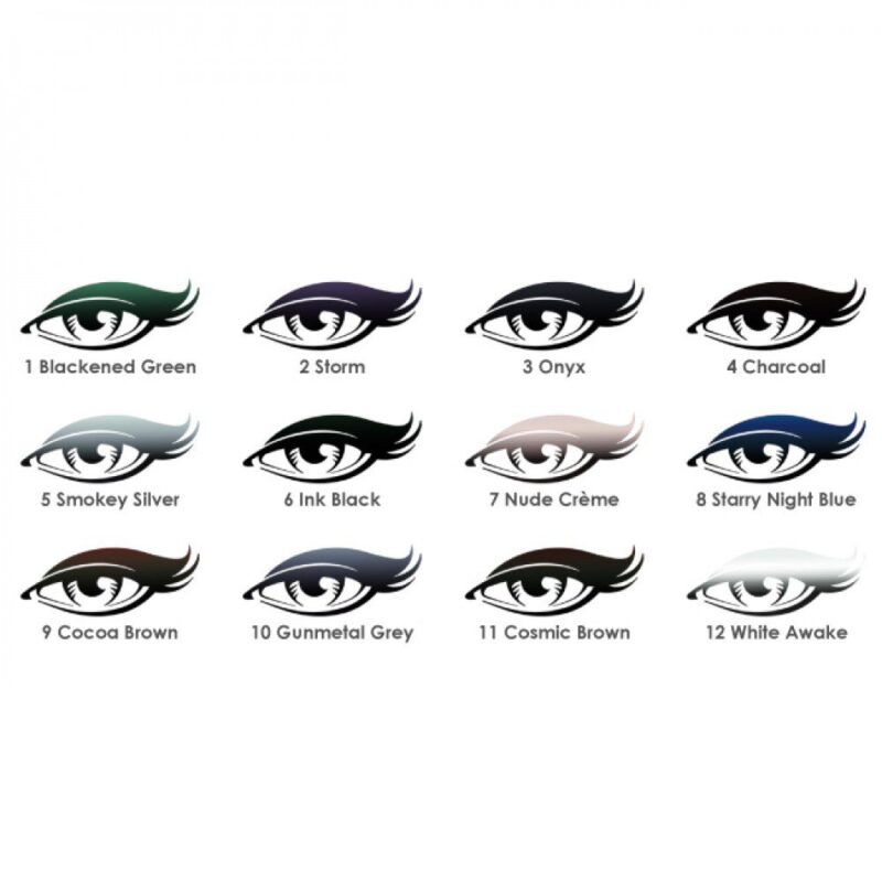 Impala ORYX Intense Khol Kajal Eyeliner No10 - Gunmetal Grey - Image 2