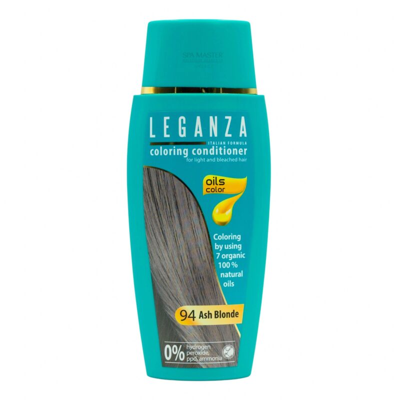 Leganza Coloring Conditioner - Μαλακτική Κρέμα Μαλλιών με Χρώμα Χωρίς Αμμωνία 150ml No94 Ash Blonde/Σταχτί Ξανθό - Image 5