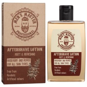 MEN’S MASTER Aftershave Lotion "Rosemary and Red Pepper" – Αναζωογονητική Λοσιόν Ξυρίσματος για Τόνωση & Φρεσκάδα