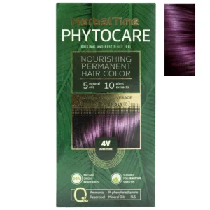 Βαφή μαλλιών χωρίς αμμωνία Μελιτζανί Aubergine 4V - Herbal Time PhytoCare