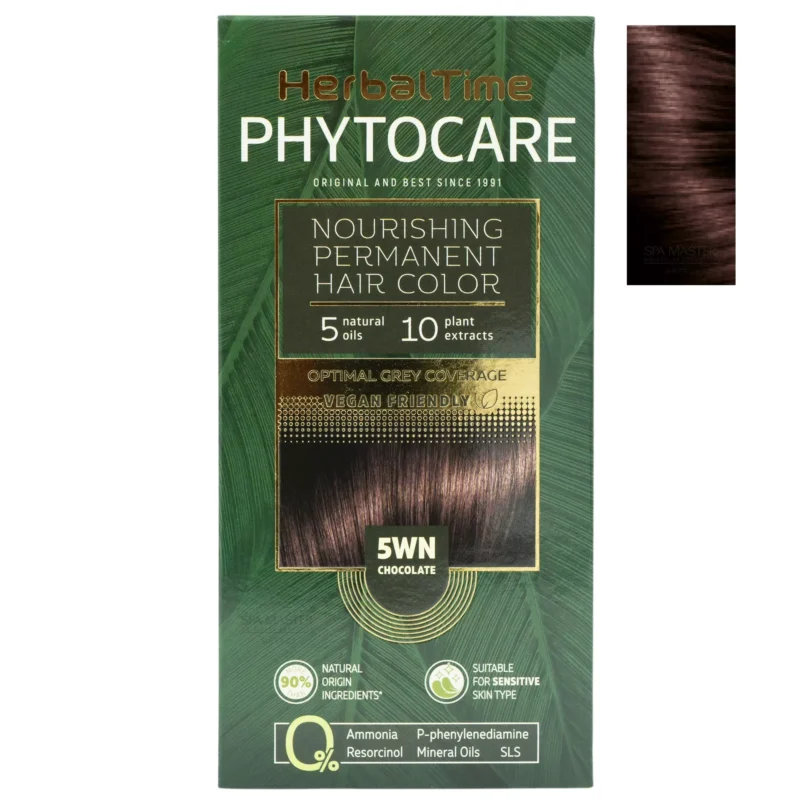 Βαφή μαλλιών χωρίς αμμωνία Σοκολατί Chocolate 5WN - Herbal Time PhytoCare