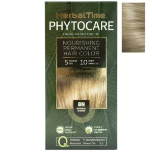 Βαφή μαλλιών χωρίς αμμωνία Φυσικό Ξανθό Natural Blonde 8N - Herbal Time PhytoCare