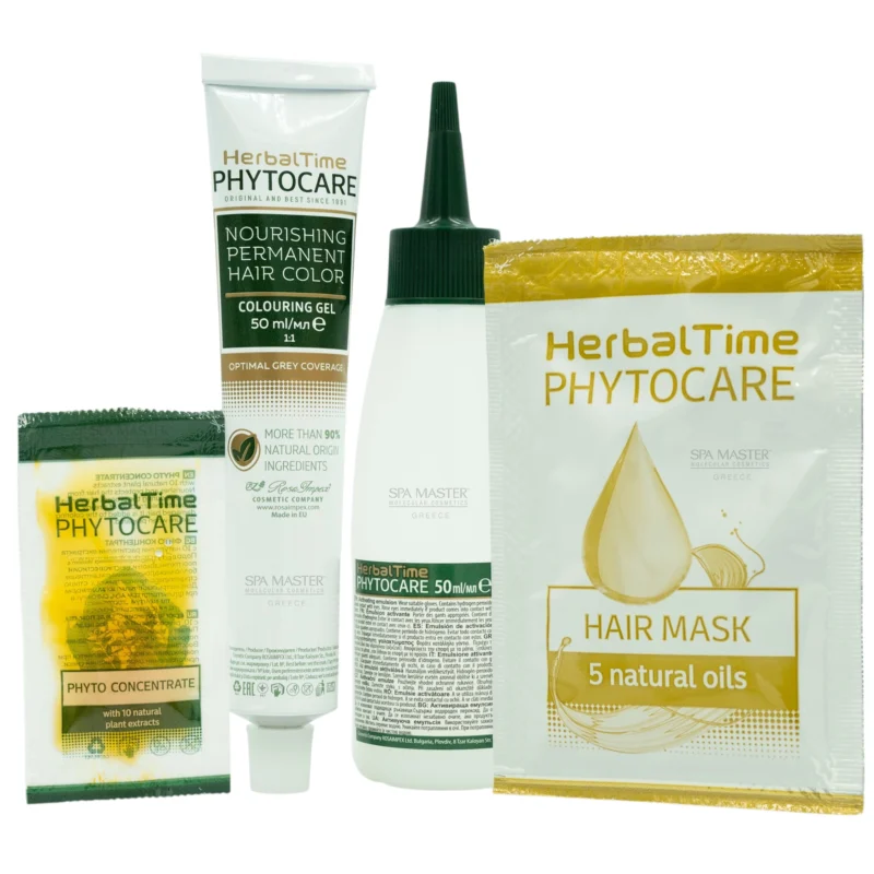 Βαφή μαλλιών χωρίς αμμωνία Κάραμελ Caramel 7NC - Herbal Time PhytoCare - Image 5
