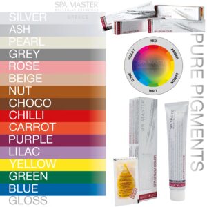 Spa Master Pure Pigments 100ml – Ημιμόνιμες Βαφές Μαλλιών Χωρίς Αμμωνία για Έντονο ή Παστέλ Χρώμα