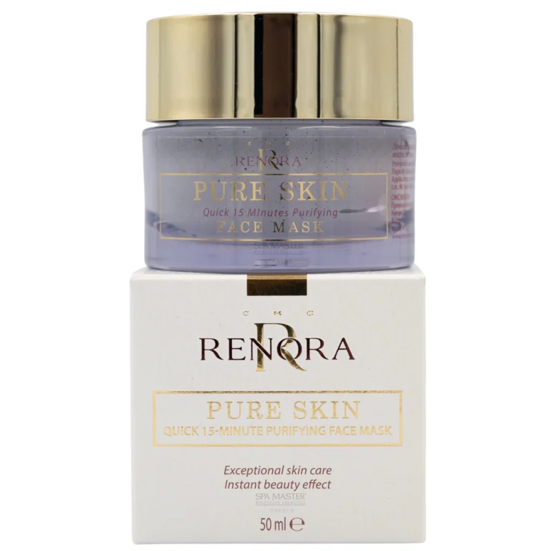 Renora Pure Skin Quick 15-Minute Purifying Face Mask 75ml – Καθαριστική Μάσκα Προσώπου για Ματ Αποτέλεσμα & Εξυγίανση Πόρων - Image 10