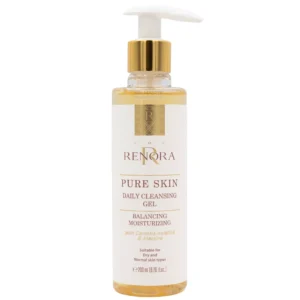 Renora PURE SKIN Daily Cleansing Gel 150ml – Τζελ Καθαρισμού για Ισορροπία & Ενυδάτωση της Επιδερμίδας