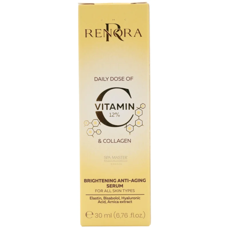 Renora Daily Dose of Vitamin C & Collagen Brightening Anti-Aging Serum 30ml – Λάμψη, Σύσφιξη & Αντιγήρανση σε Κάθε Σταγόνα - Image 10