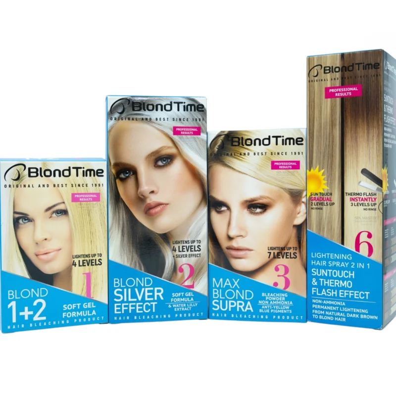 Blond Time N03 Max Blond – Ντεκαπάζ Χωρίς Αμμωνία με Anti-Yellow Effect - Image 7